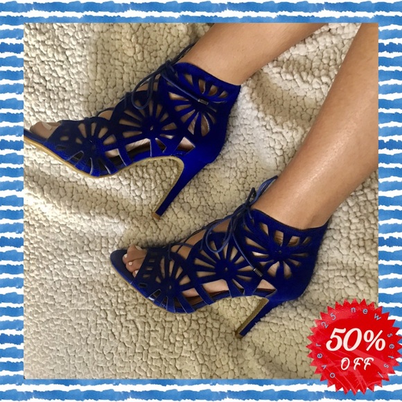 Joie Shoes - Jolie Paxton Cobalt Blue cutout heels 💙💙💙